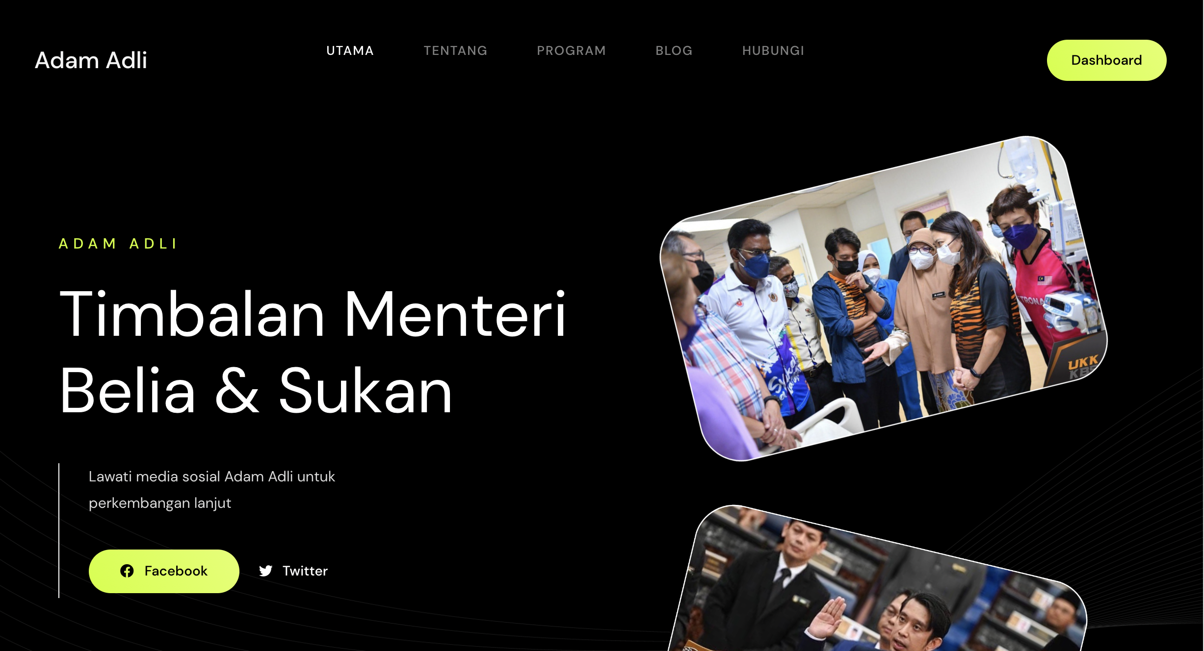 Deputy Minister website